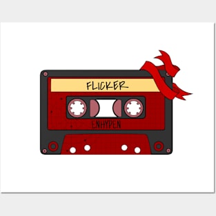 ENHYPEN Flicker Cassette Tape Posters and Art